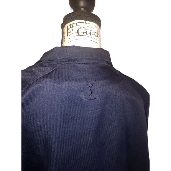 PGA Tour Jacket Wind And Rain Resistant Size Large Navy EUC - Picture 5 of 9